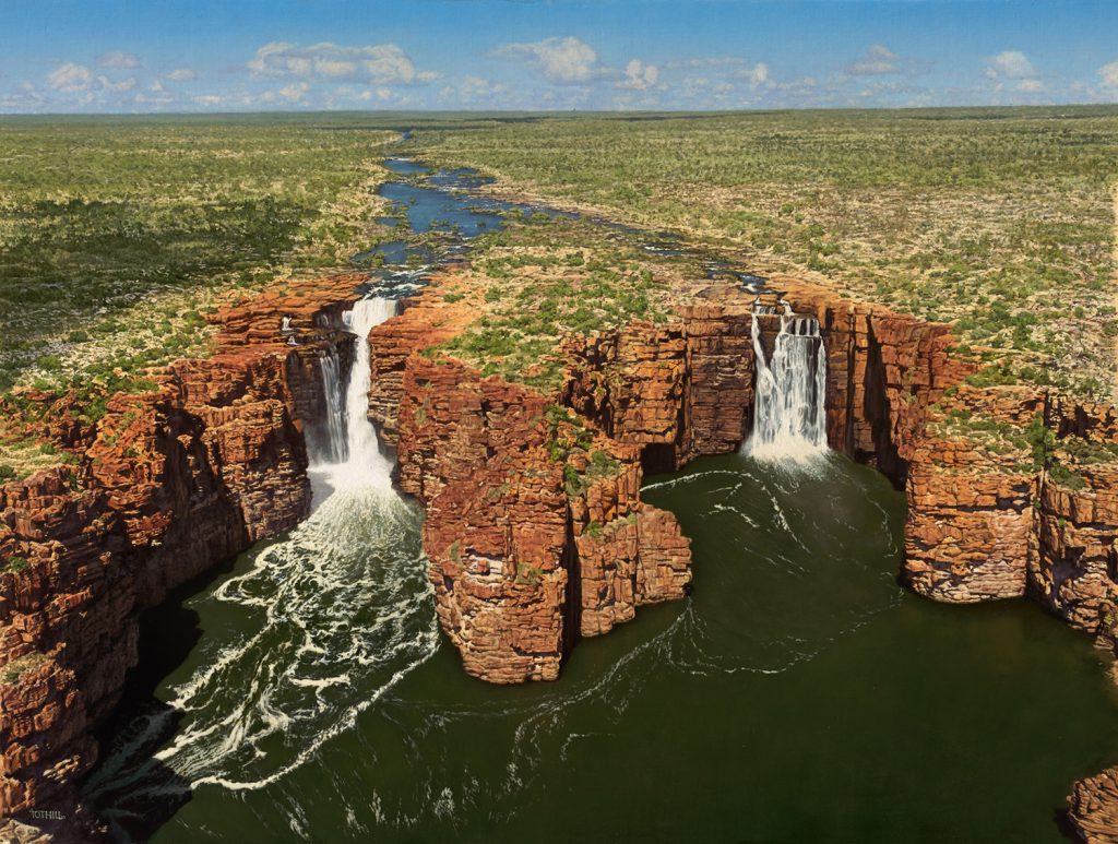 The King's Jewels - King George Falls, West Kimberley WA | Oil on mounted linen, 1200mm x 800mm